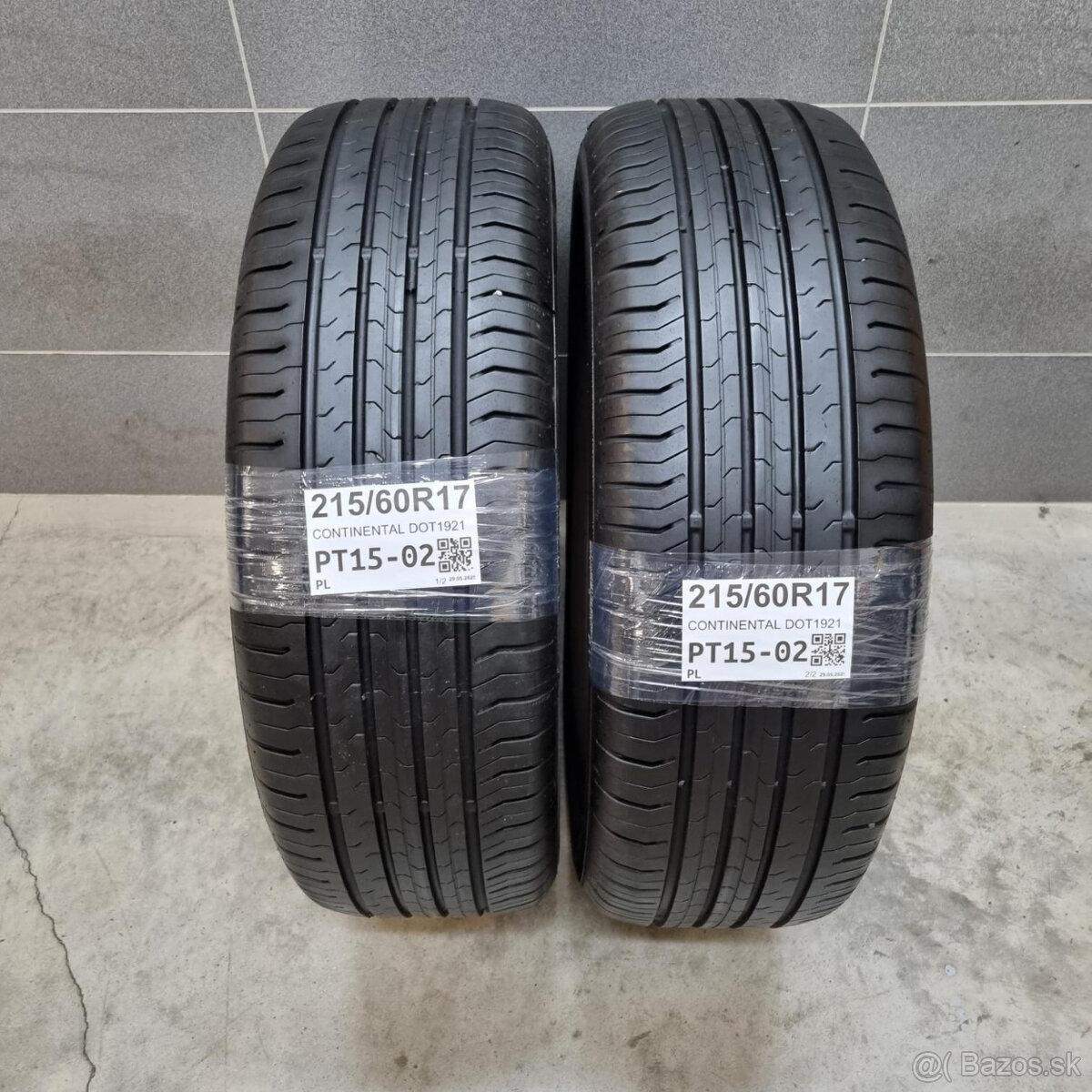 Letné pneumatiky 215/60 R17 CONTINENTAL DOT1921