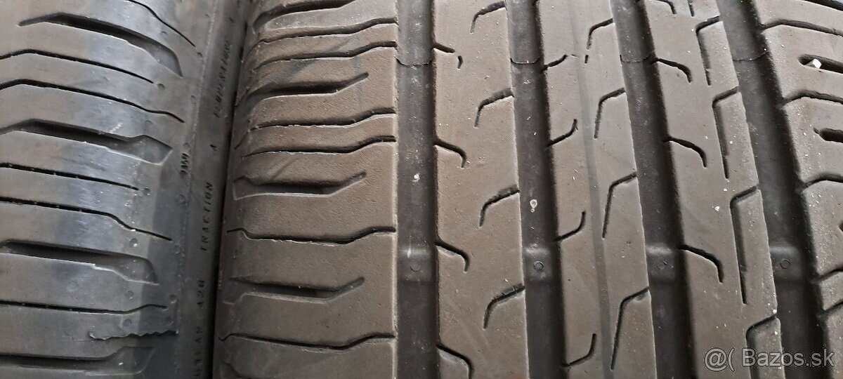 Predám 4ks jazdené letné 235/55r18-104V Continental