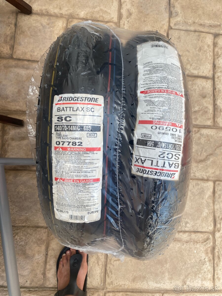 Pneu Bridgestone Battlax Scooter SC2