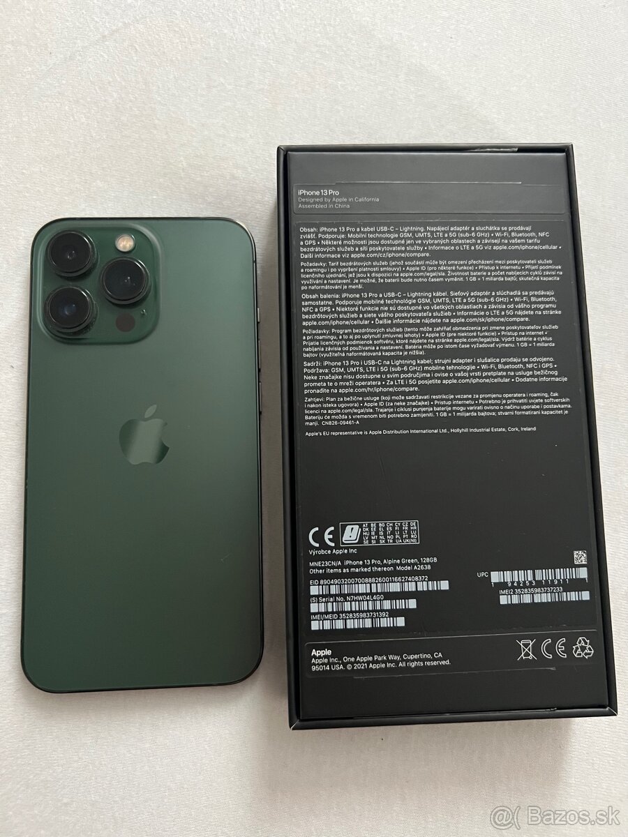 Iphone 13 pro 128gb green