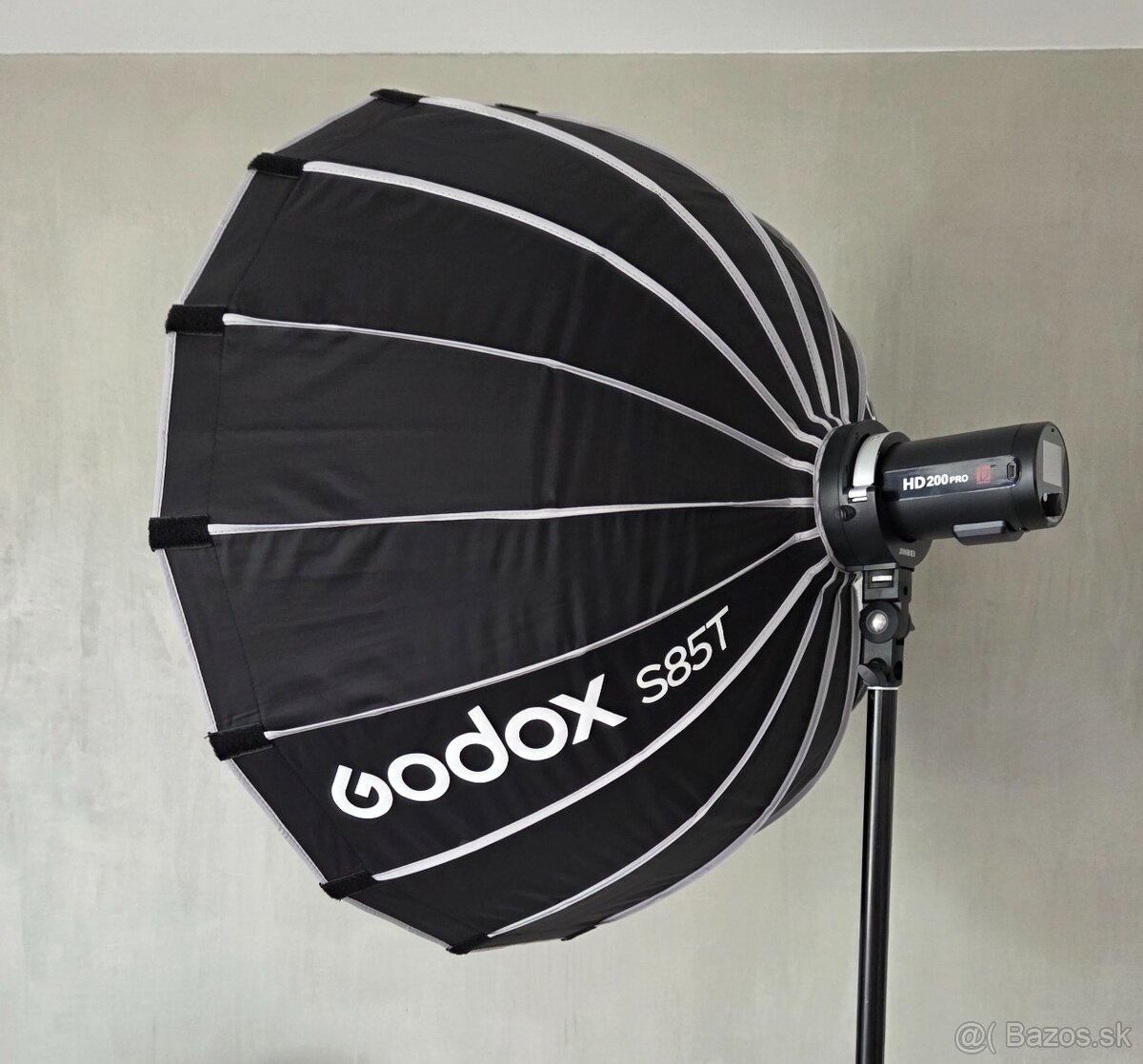 BATTERY blesk 200Ws (SET NA PORTRET)