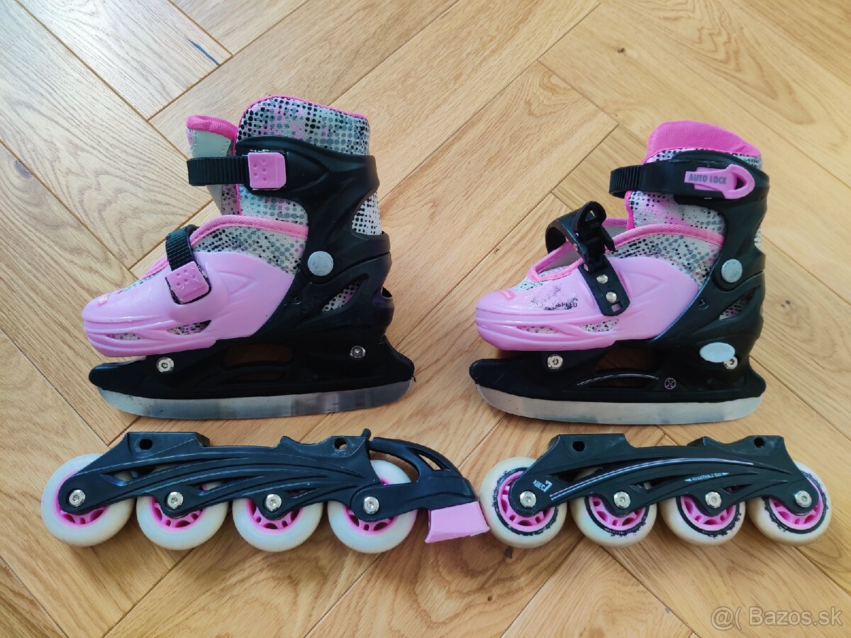 Dievčenské duo korčule