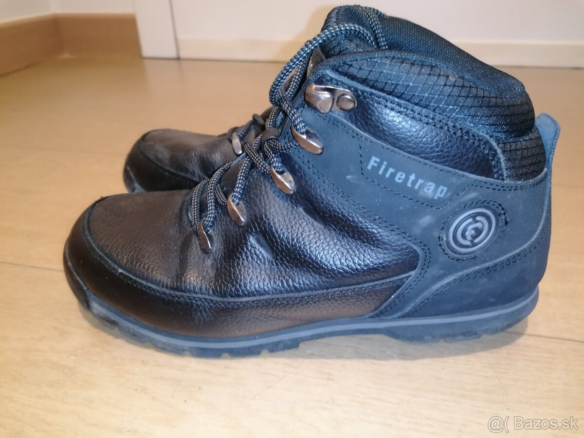 zimné kožené topánky veľkosť 38