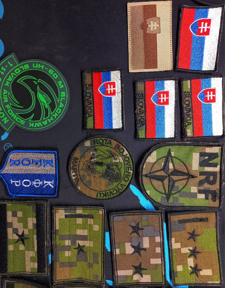 Nášivky, airsoft, paintball....