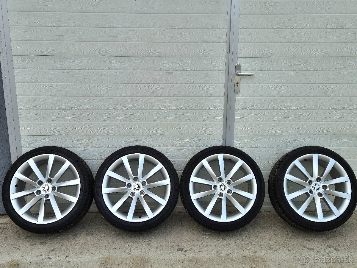 Letná sada hliníkových kolies Škoda Alaris 225/40 R18