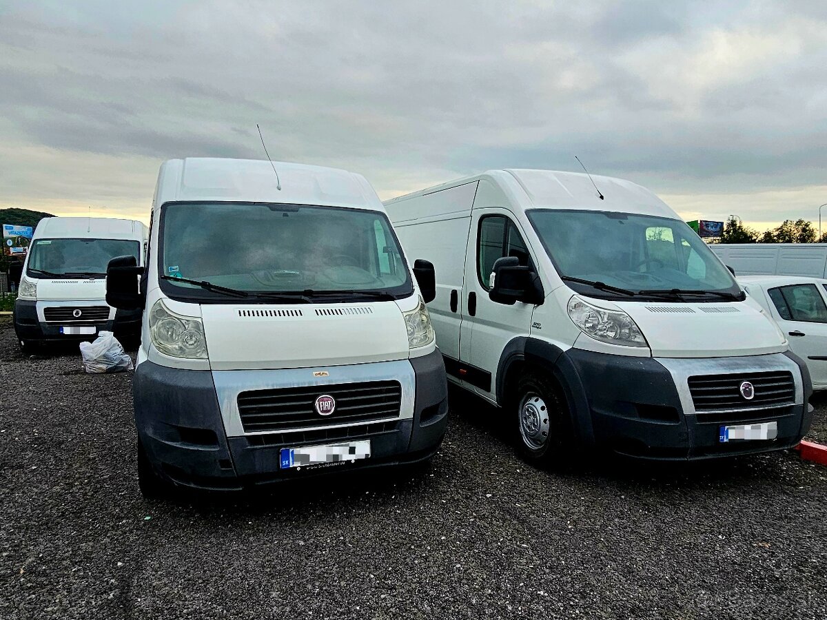 5x Fiat Ducato 2 kusy -L3H2 ● 3 kusy Maxi L4H2