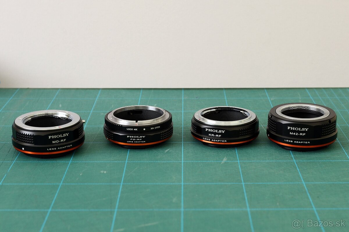 Predám adaptéry Pholsy, K&F Concept a Fotodiox Pro