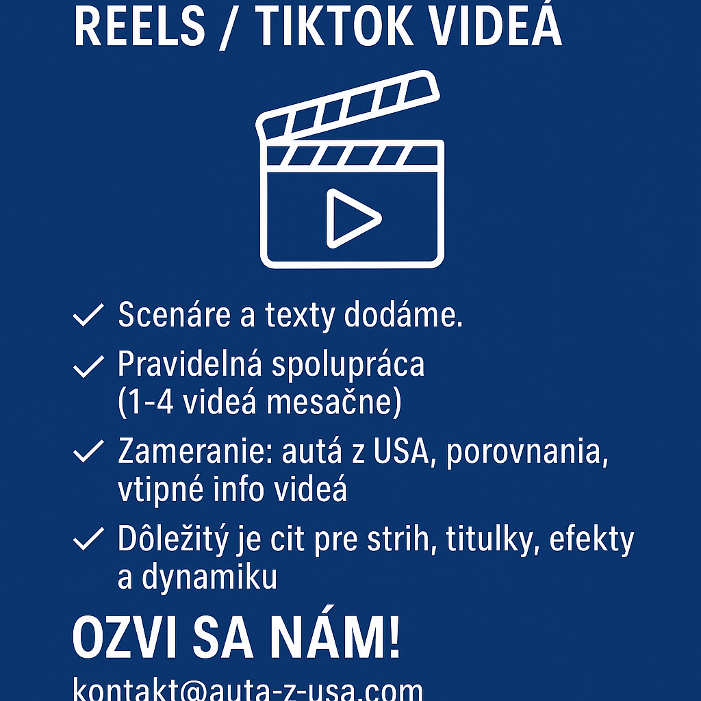HĽADÁME VIDEOTVORCU – Reels / TikTok videá