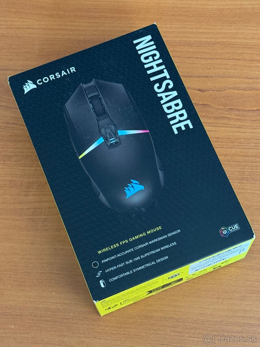 Herná Myš Corsair Nightsabre - zabalená