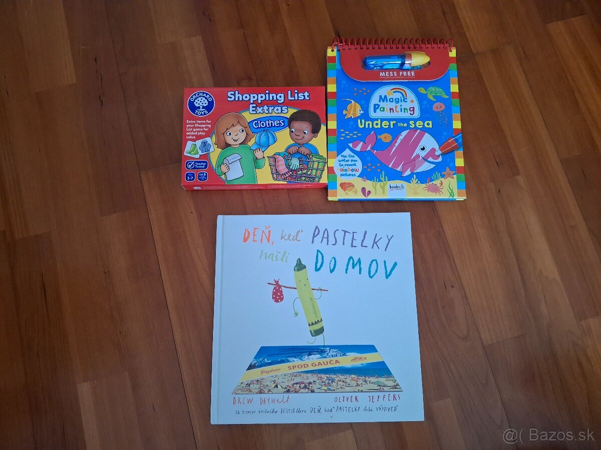 shopping list, magic painting, pastelky našli svoj domov