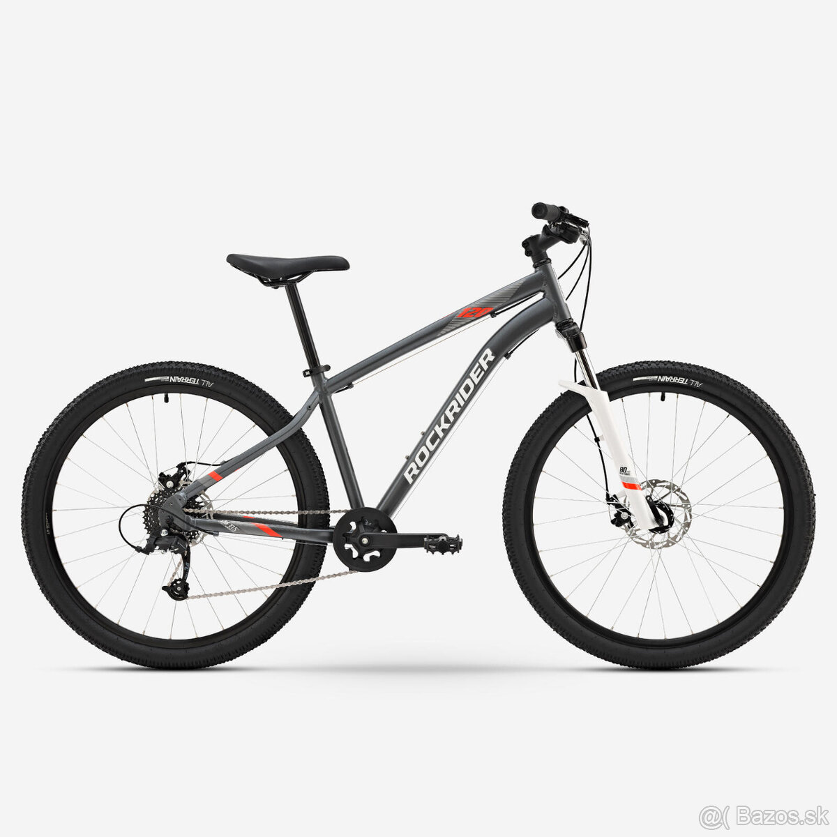 Horský bicykel ST 120 27,5" sivo-oranžový