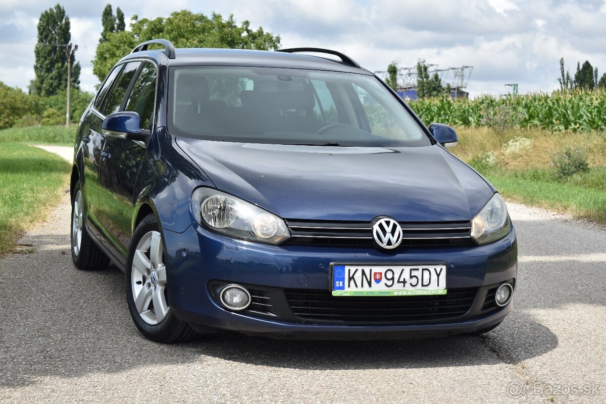 VW GOLF 6 VARIANT 1.6 TDI COMFORTLINE //AJ NA SPLÁTKY//