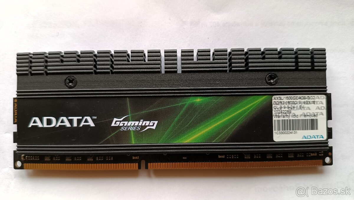 RAM ADATA DDR3 4GB pre stolový PC