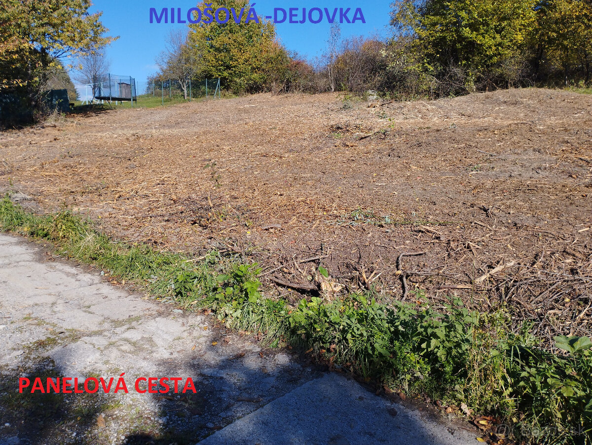 Predám pekný pozemok v Čadci-Milošovej