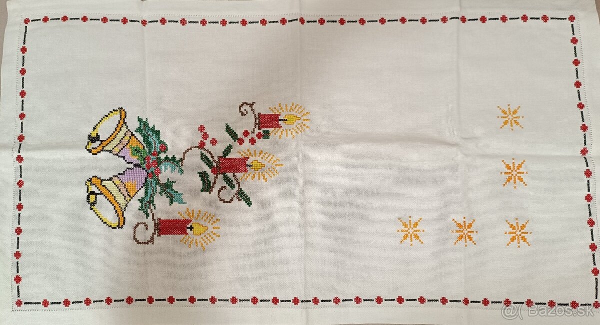 Vianočné prestieranie na chalupu