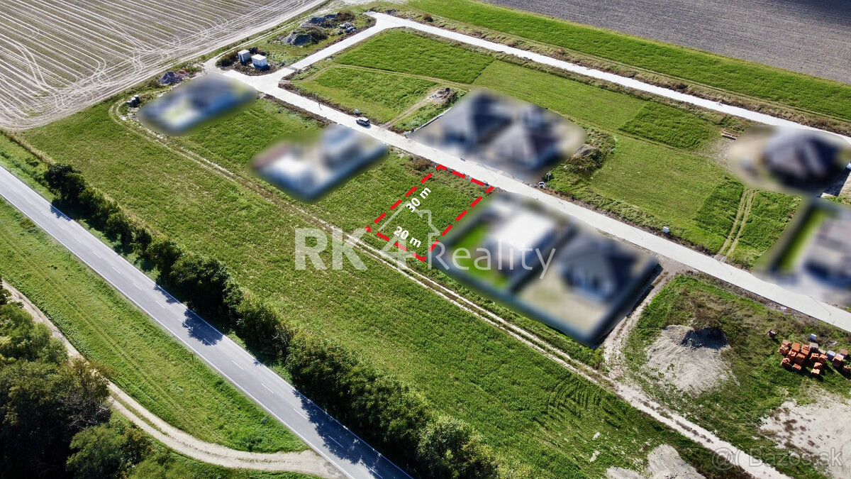 RK4 - PREDAJ - Stavebný pozemok na výstavbu rodinného domu ,