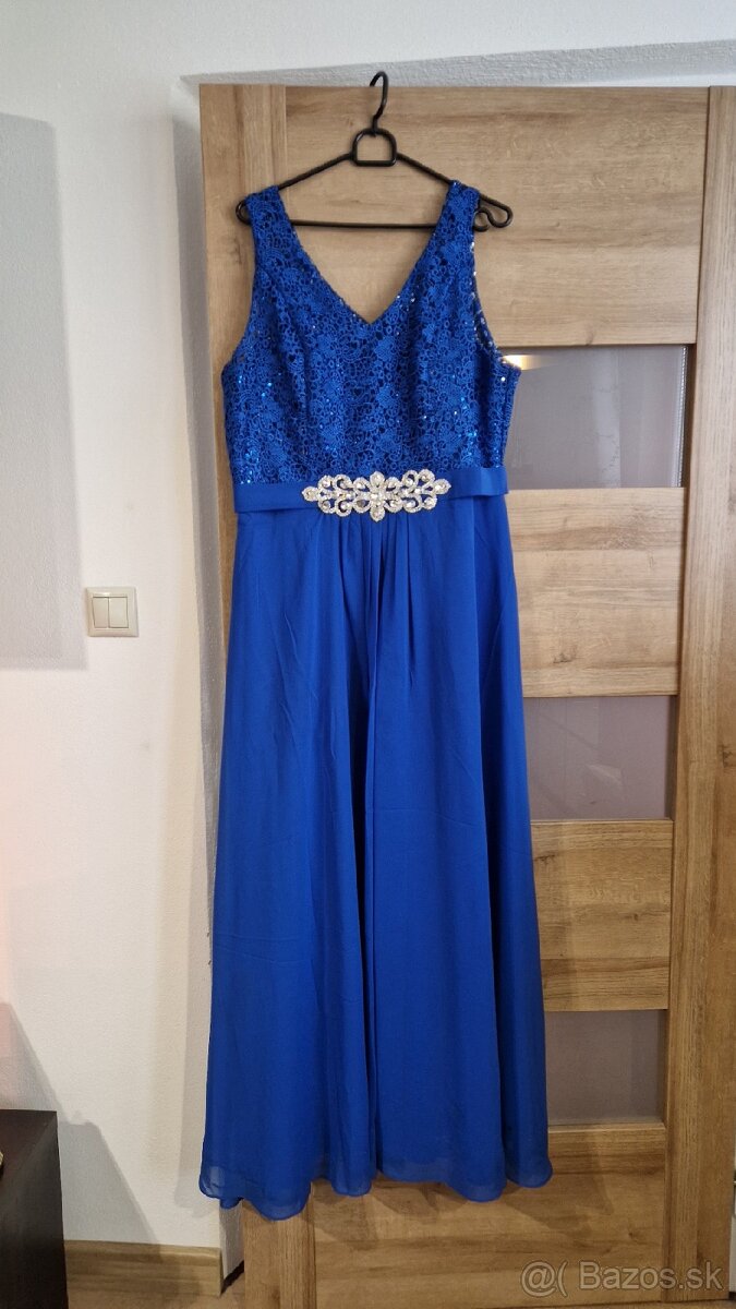 Spoločenské šaty modré