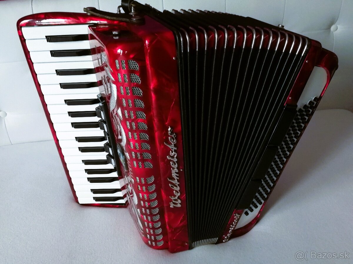 Predam akordeon Weltmeister Caprice 72 bas., TOP stav...