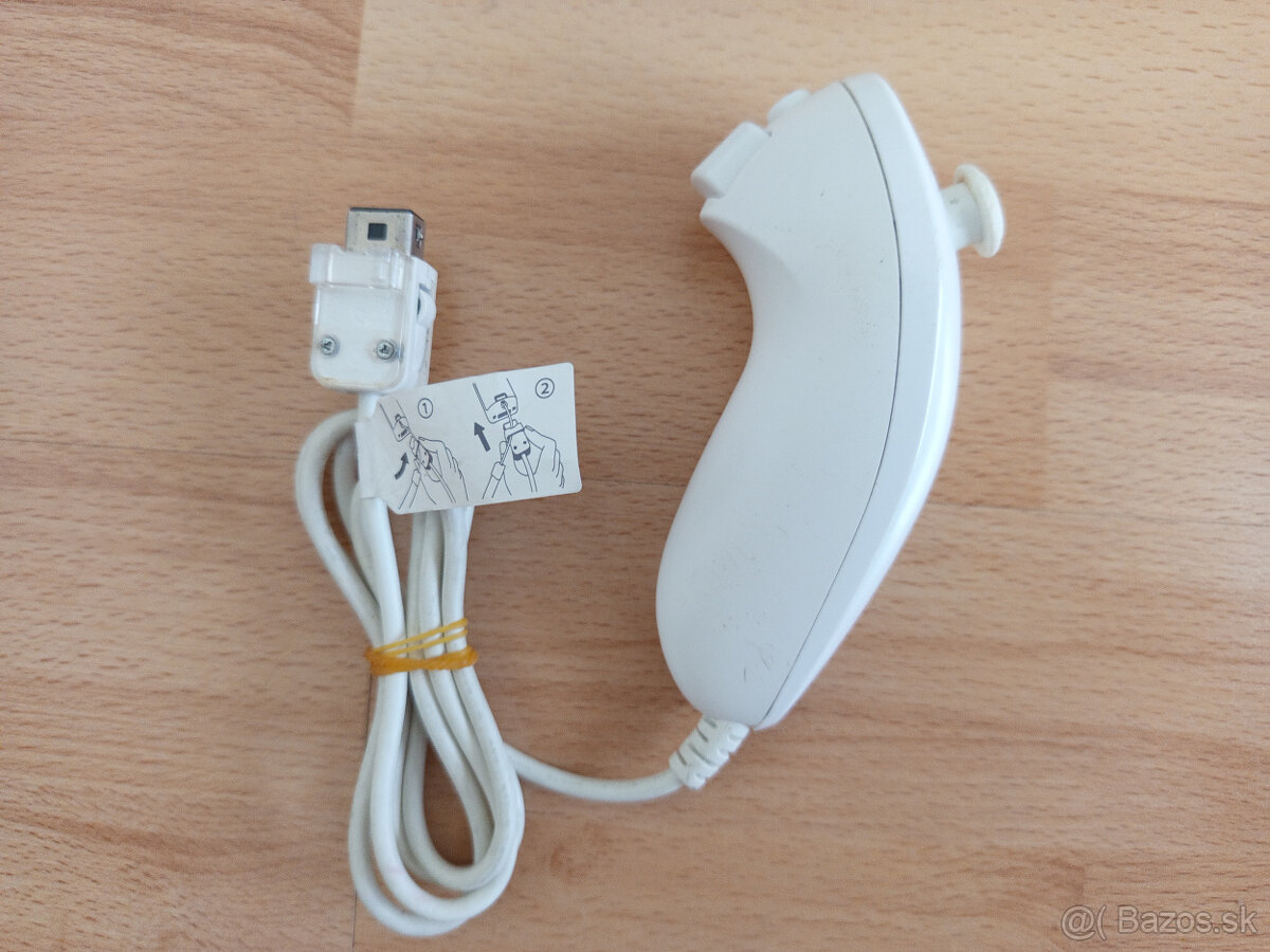 Nintendo Wii - Nunchuck Originál Nintendo Biely