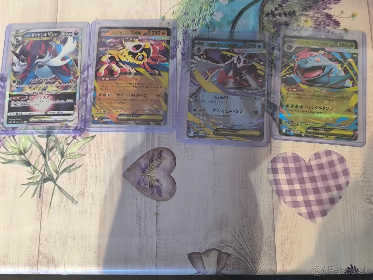 Predám japonské pokémon kartičky