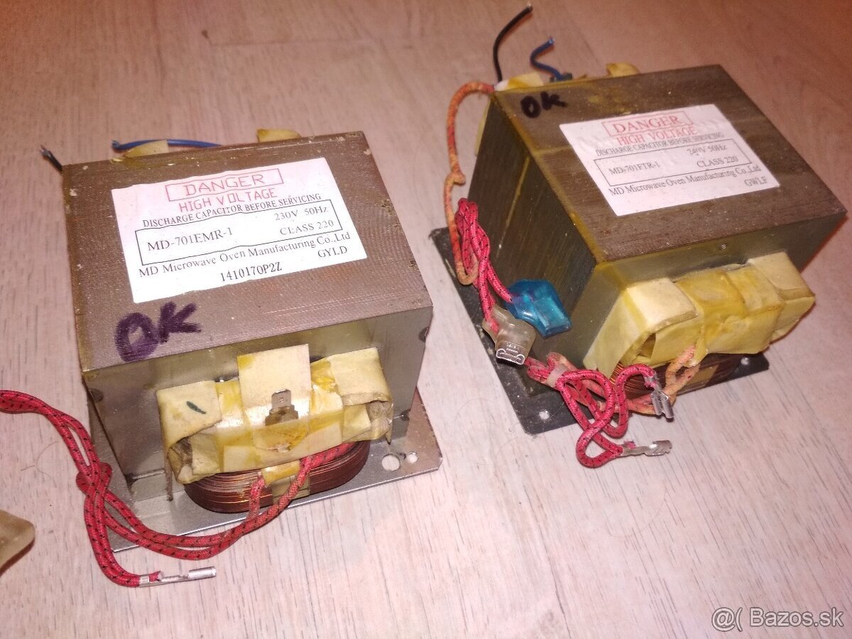 Transformator z mikrovlnky 700W