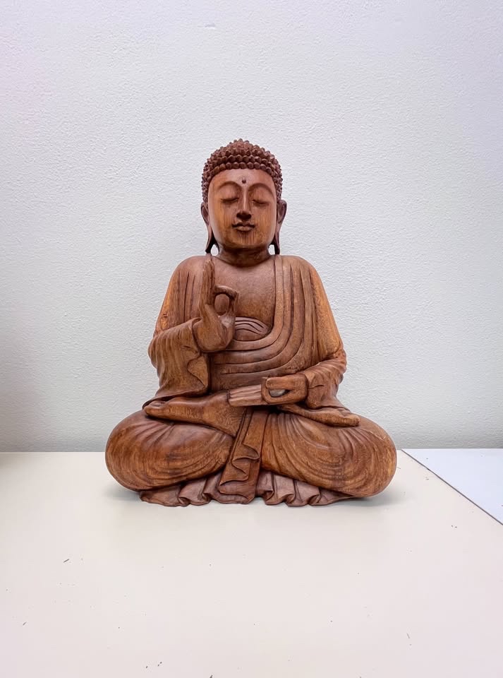 Drevený Budha 40cm
