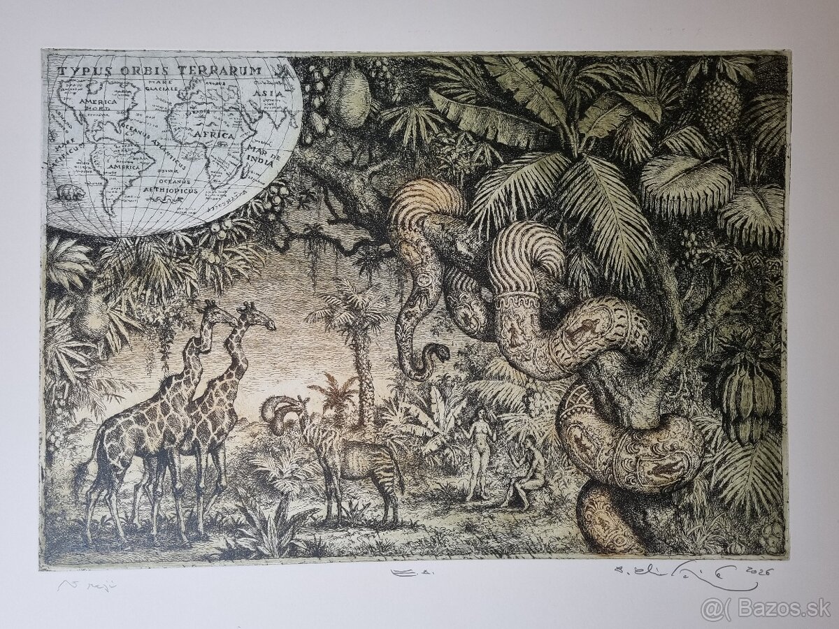Predám grafiku od Petra Kľúčika.