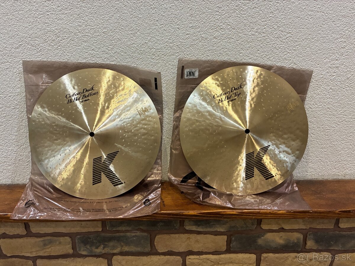 ZILDJIAN K CUSTOM DARK HI HAT 14" - NOVE
