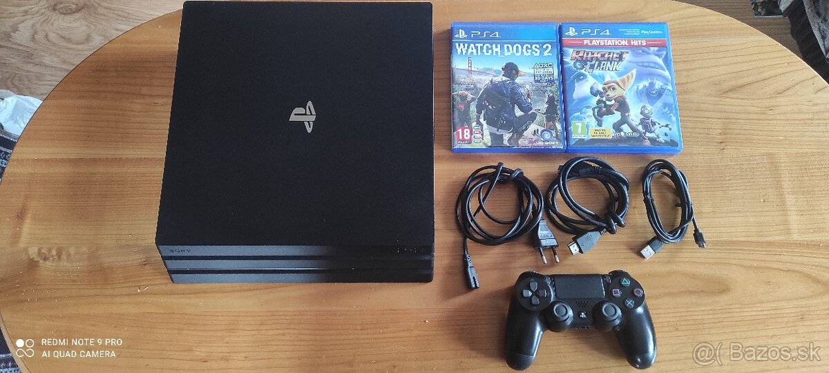 Ps4 pro 1tb+hry