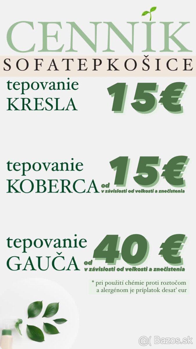 SOFATEP - TEPOVACÍ A ČISTIACI SERVIS