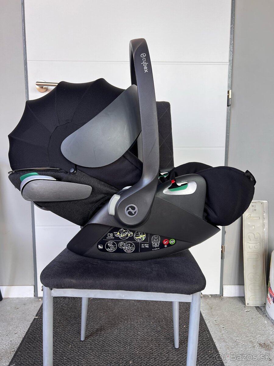 Cybex Cloud Z2 i-size Black + otočná základňa