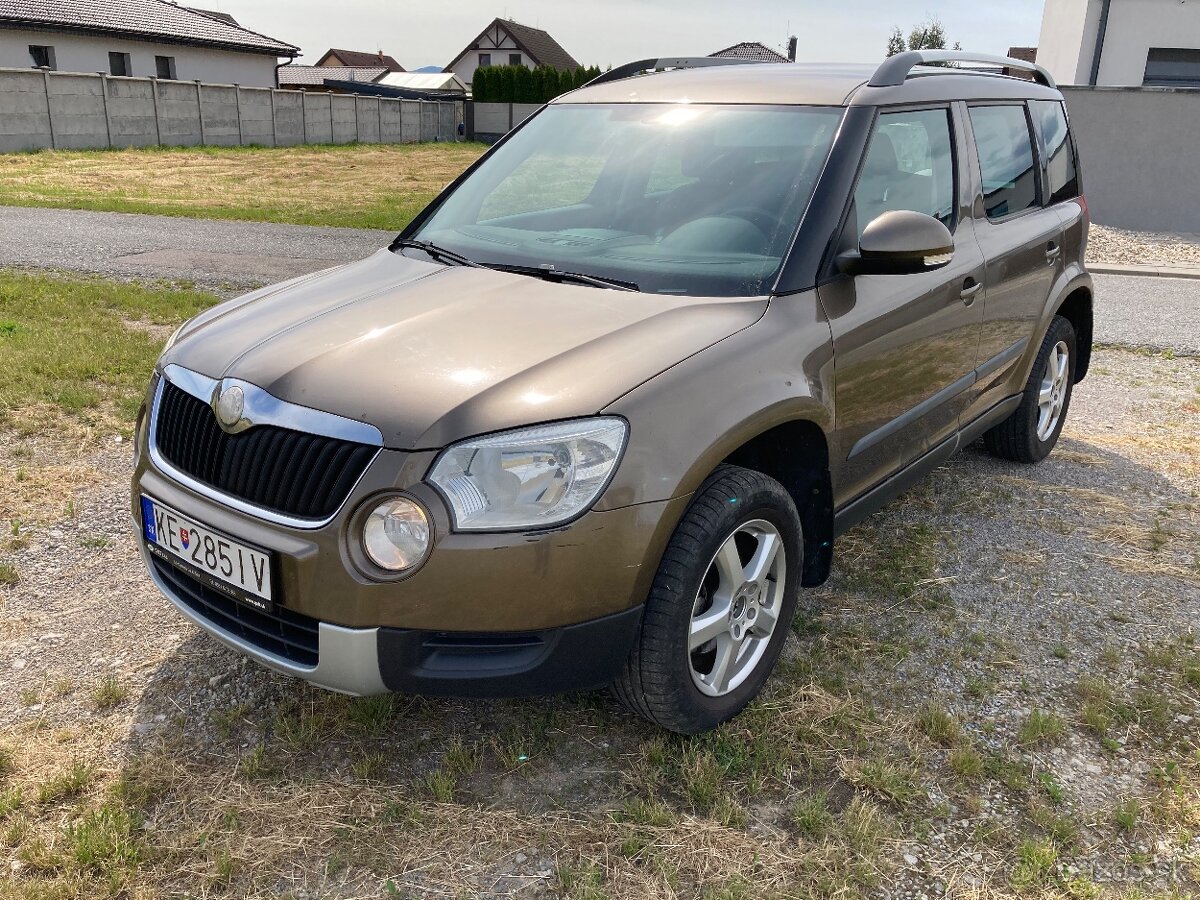 Škoda YETI 2.0 TDi 103kW , 4x4 , kupene na Slovensku , 2010