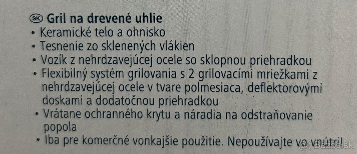 Keramický gril