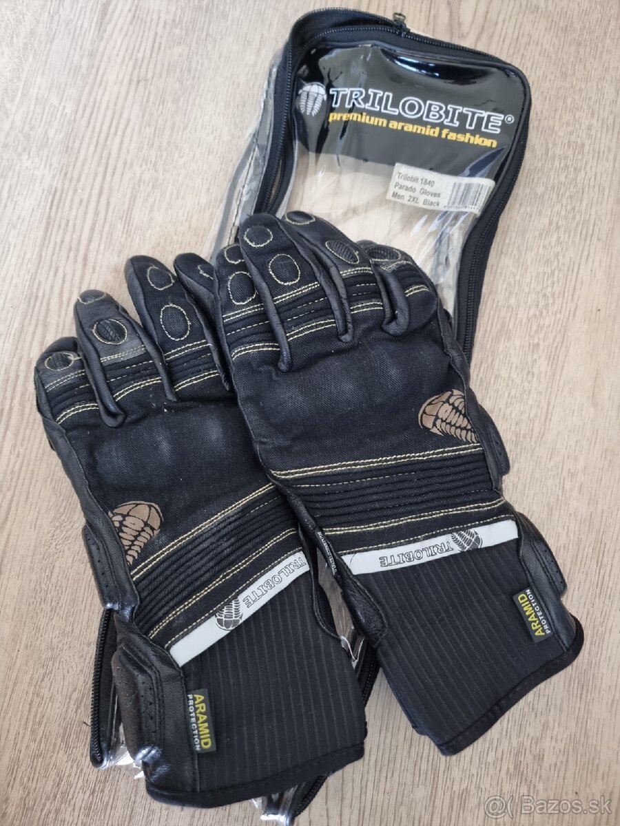 Pánske moto tukavice Trilobite