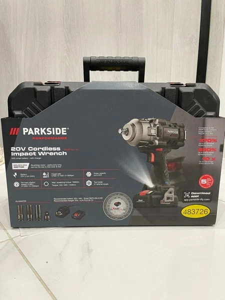 Úplne nový Parkside Performance rázový uťahovák C4 1898 Nm