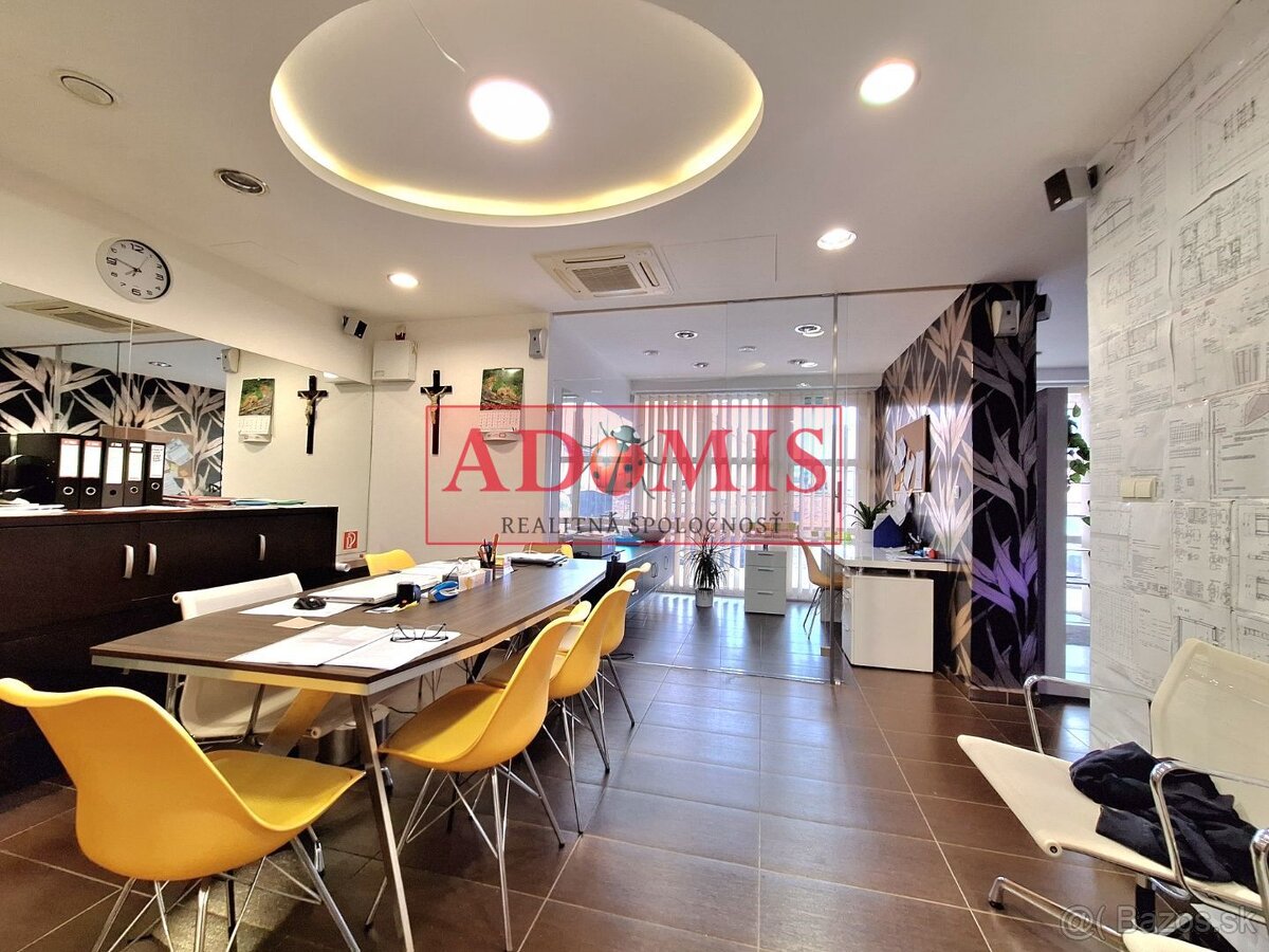 Priestory na prenájom - kancelárie 80m2 za 600,-EUR, bezplat