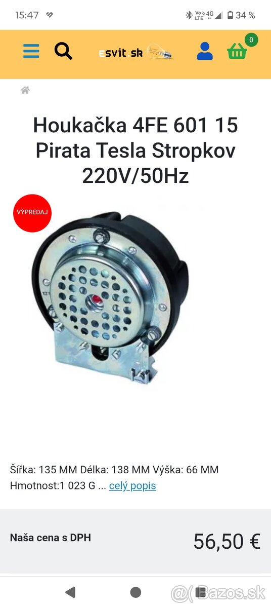 Hukacka Tesla 4FE601