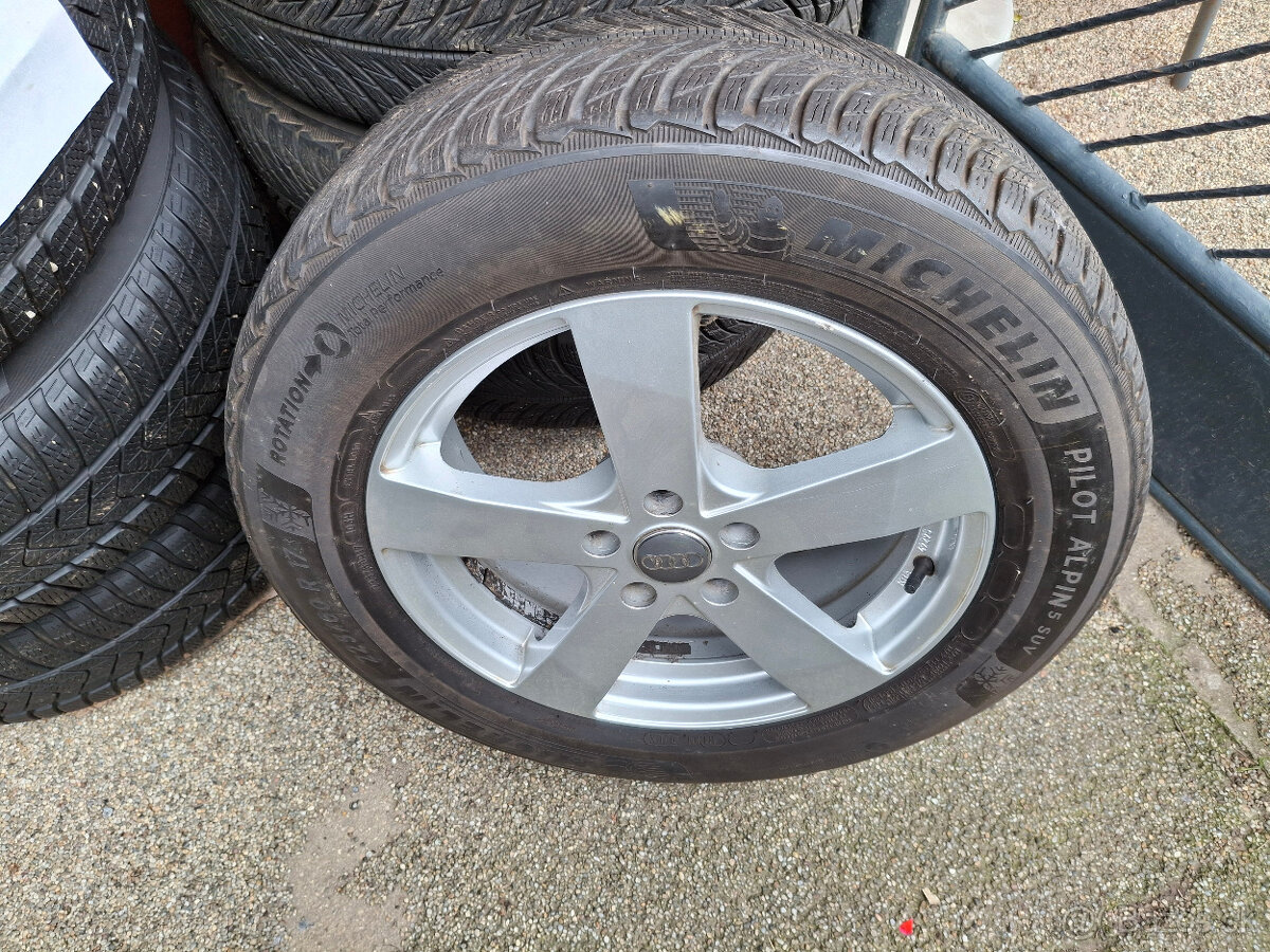 hlíníkové alu "AUDI/VW a ine" 5x112 17" pneu 225/60 r17 M