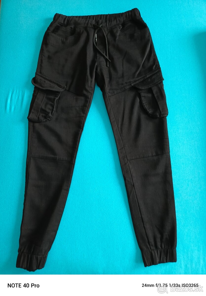 Predám Pants ARMY STYLE Pockets Black