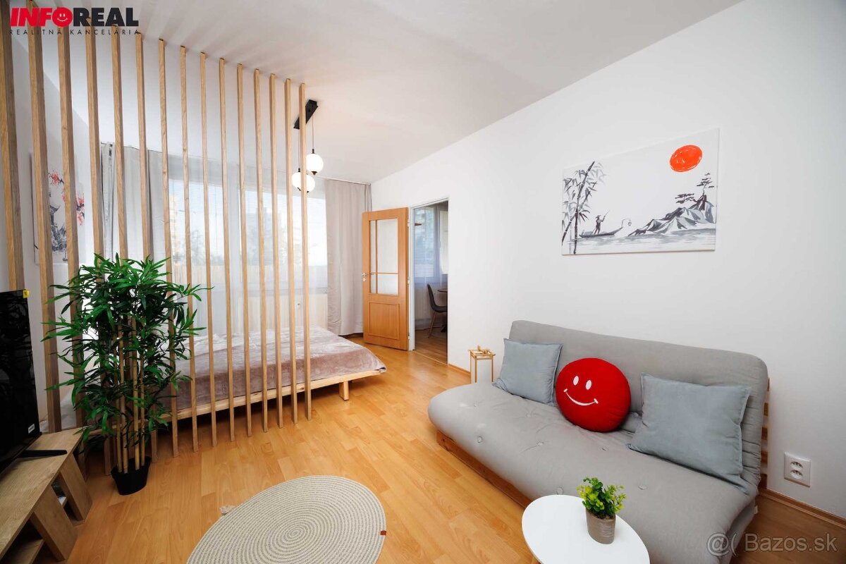NOVINKA | 1,5-izb. PRI AUPARKU | ZARIADENÝ | 6m Loggia, ALL-