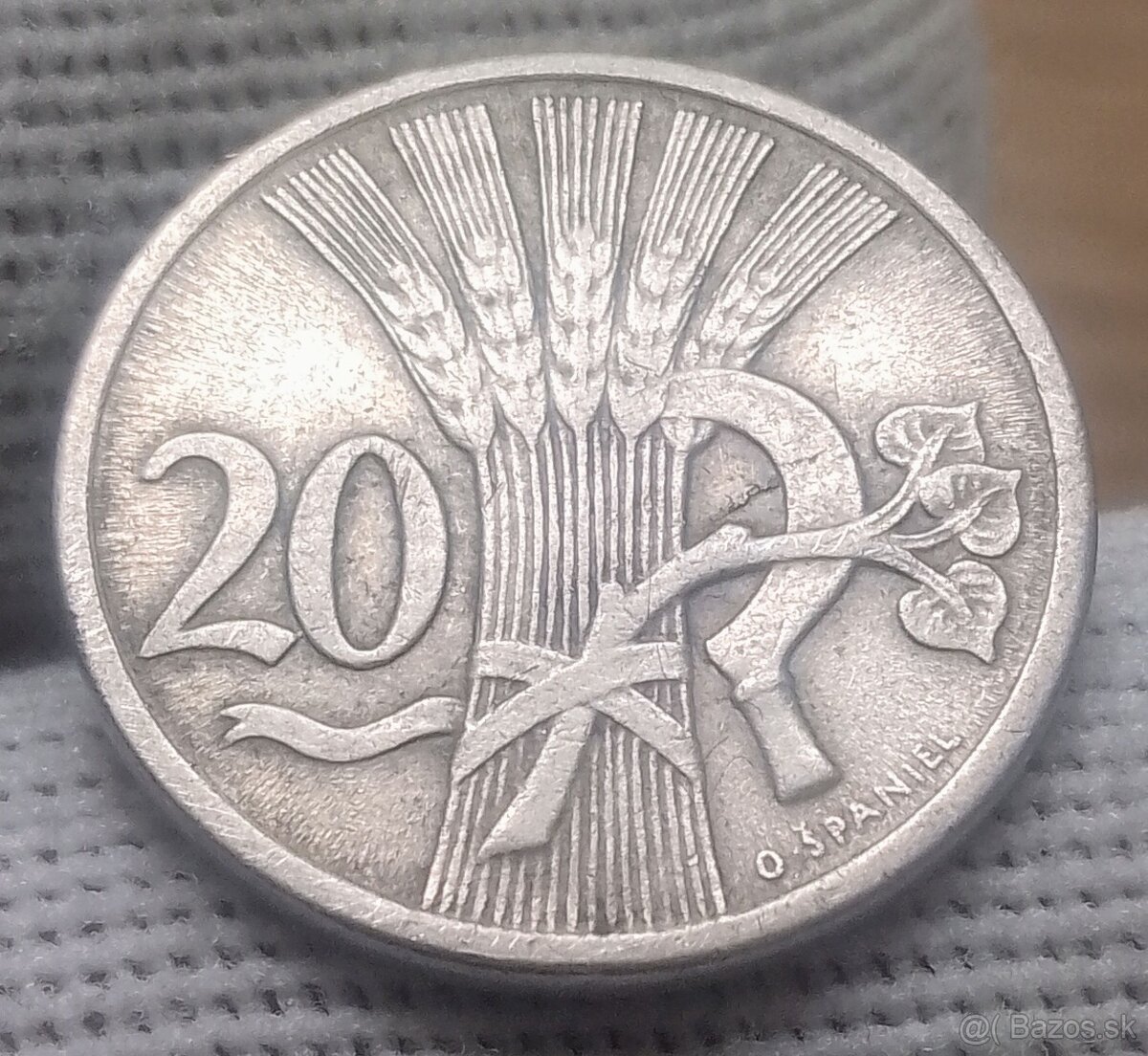 Československé 20 haliere.