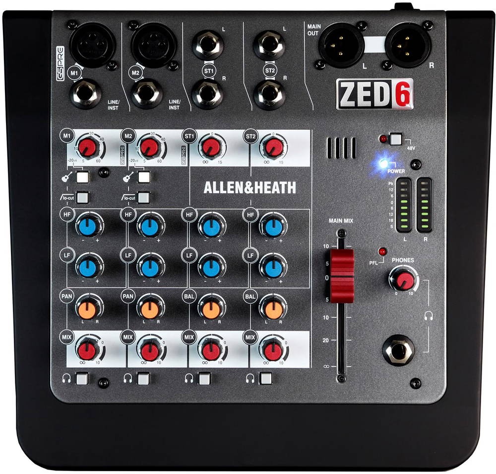 Predam mix Allen&Heath ZED-6