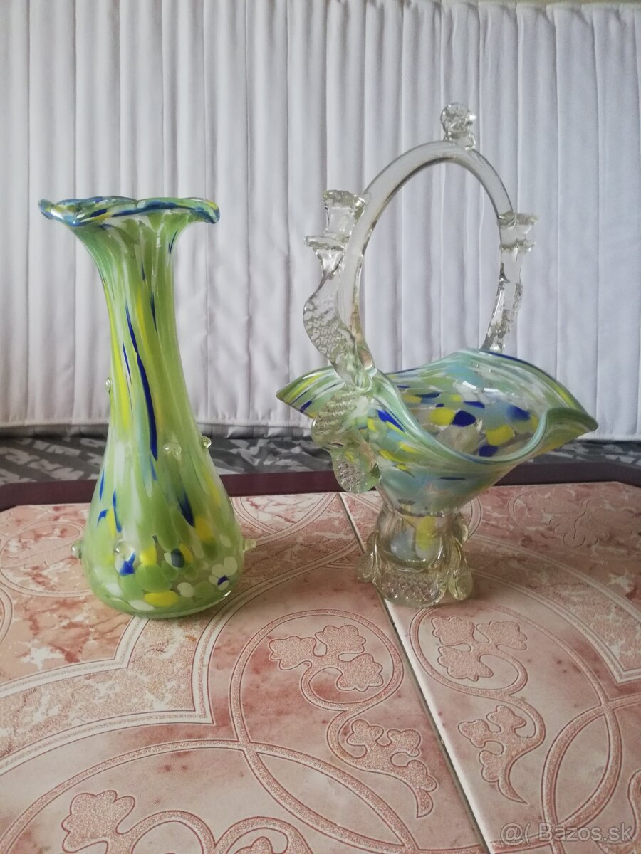 Súprava z farebného skla