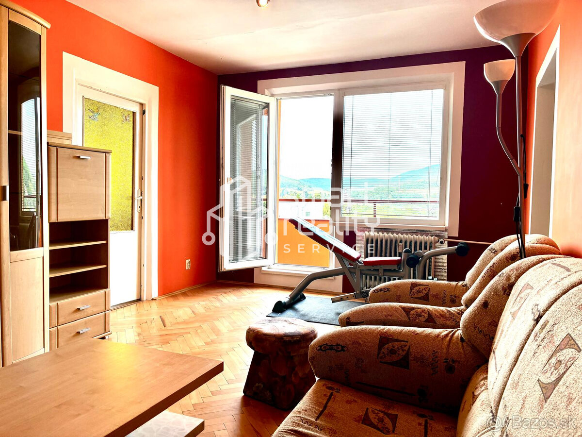 Na predaj 3i byt Cinobaňa, 2x balkón