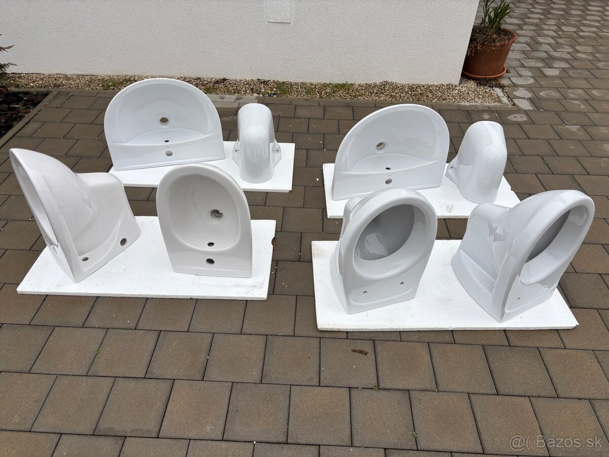 Umývadlá 60 cm, bidety a závesné WC – Cersanit, Jika