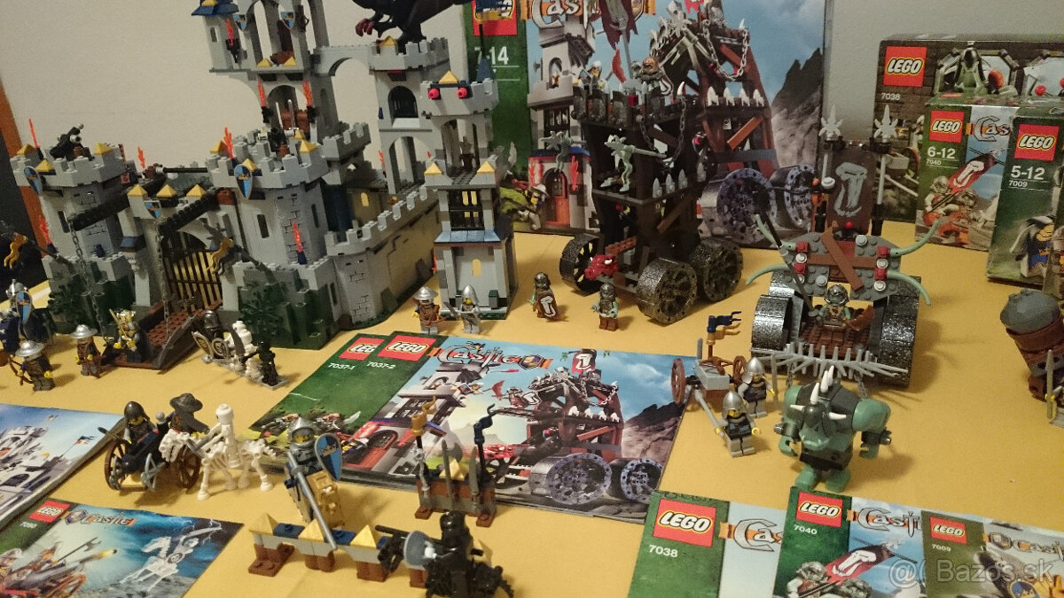 LEGO 7094, 7038, 7040 - Castle - Obliehanie kráľ. hradu