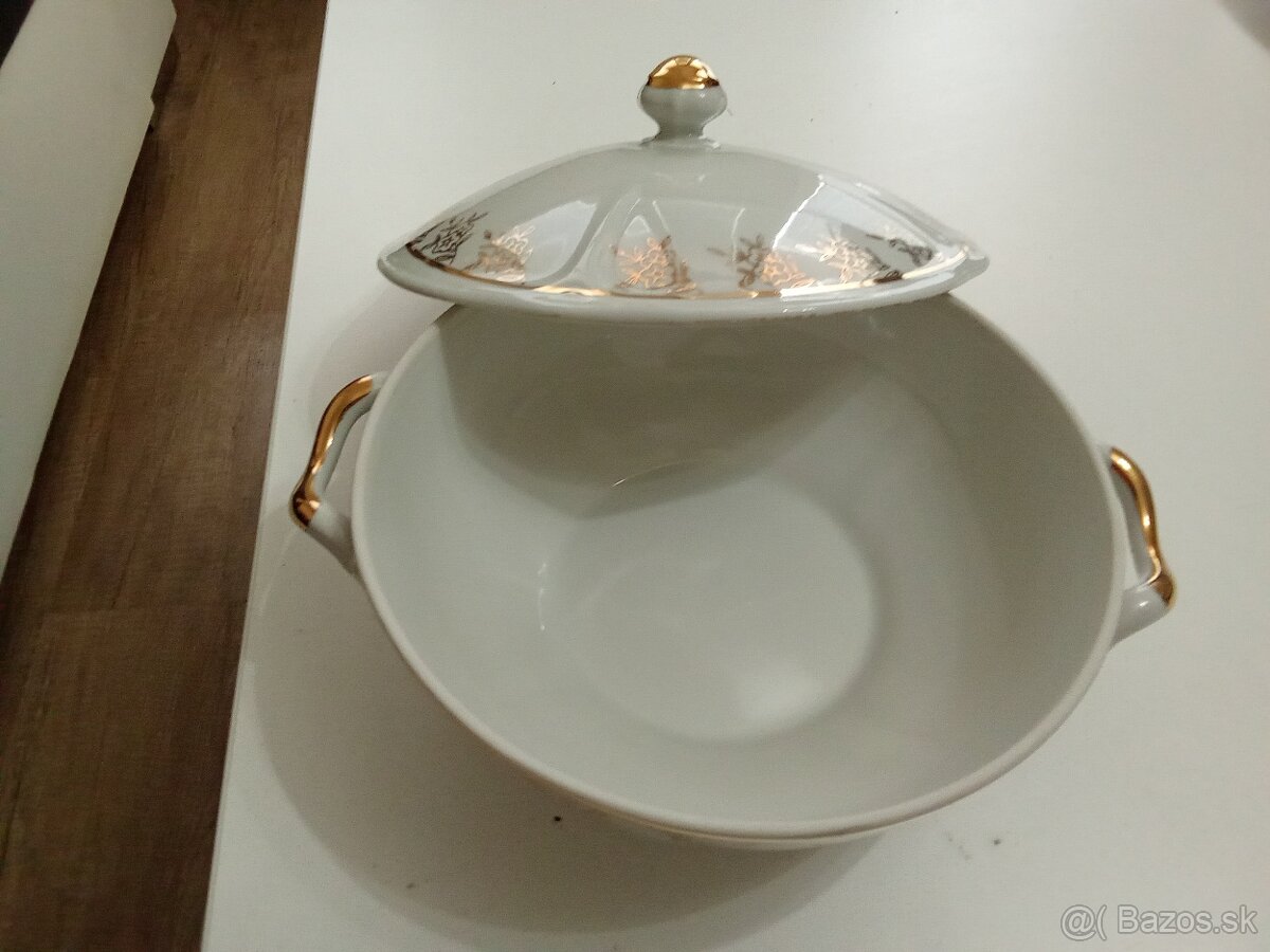 starožitný porcelán a sklo