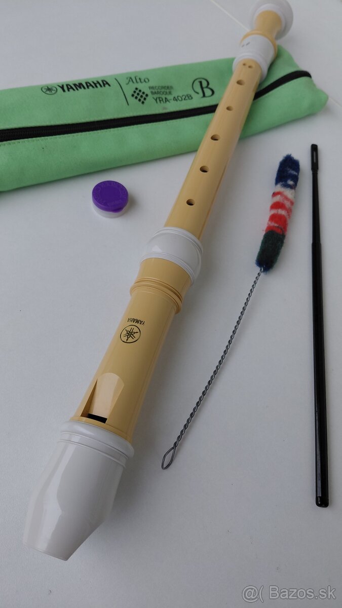 Predám altovú zobcovú flautu Yamaha YRA 402B
