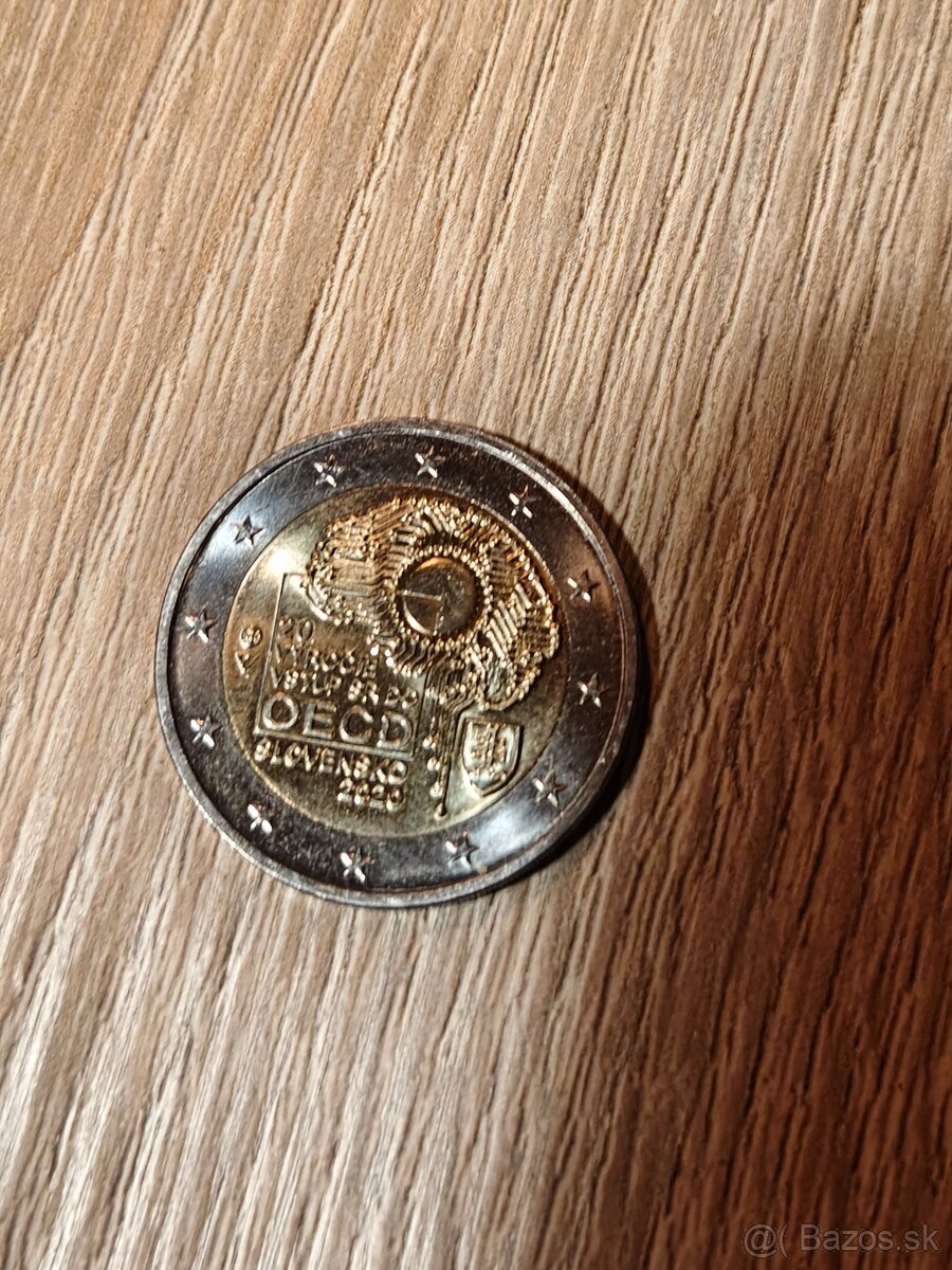 Minca 2€ zberateľská