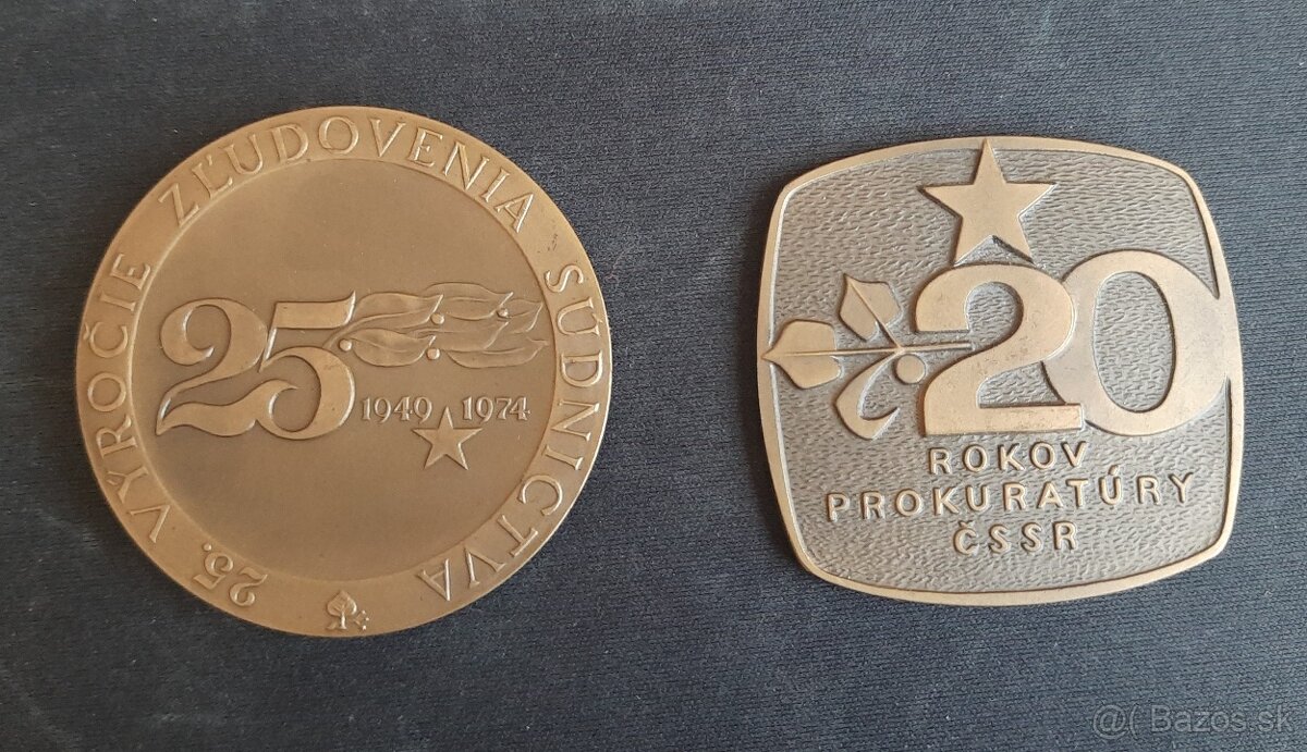 Medaile vyznamenania ČSSR 1